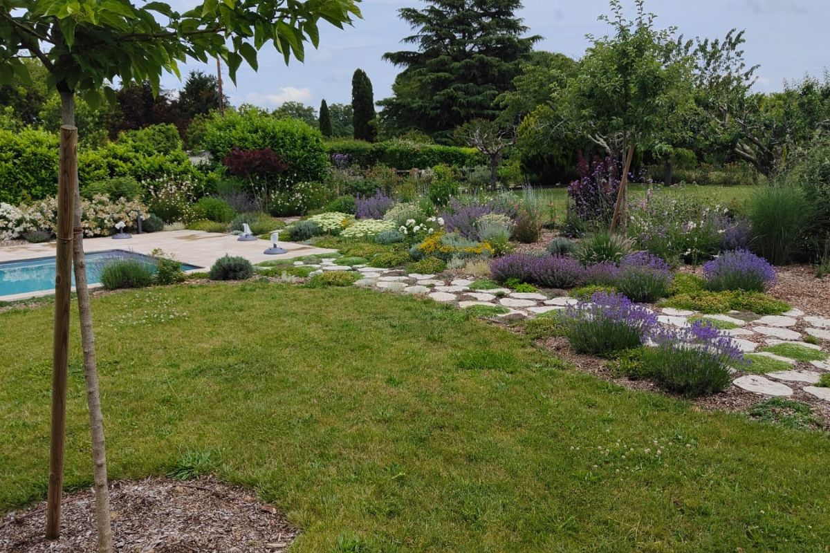 SE new path and lavender